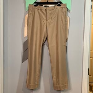 Banana Republic Ryan fit trousers in camel size 10 petite
